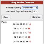 lucky number generator lottery